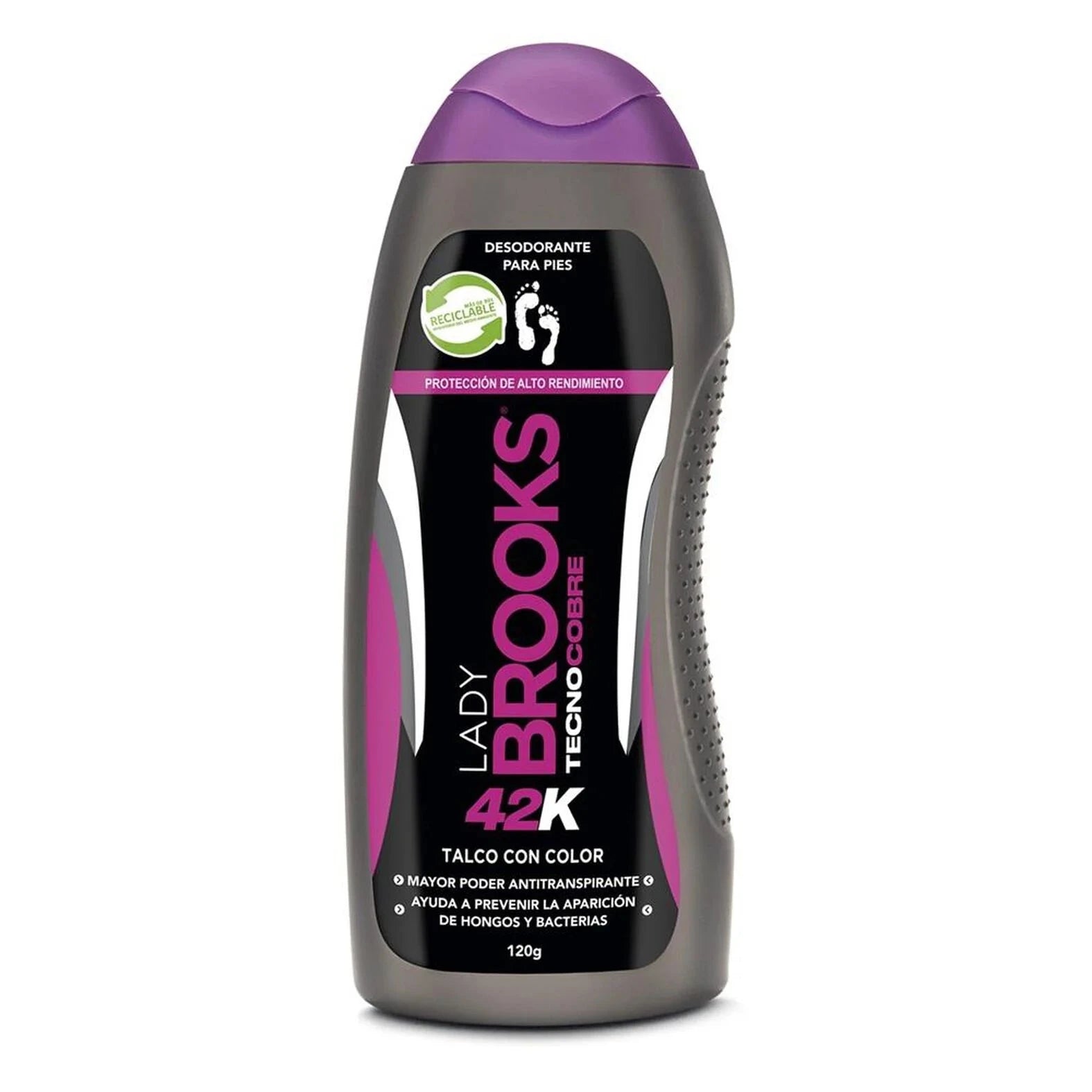 Talco "Lady Brooks Tecno Cobre 42K" x 120 g Aerosol S.A